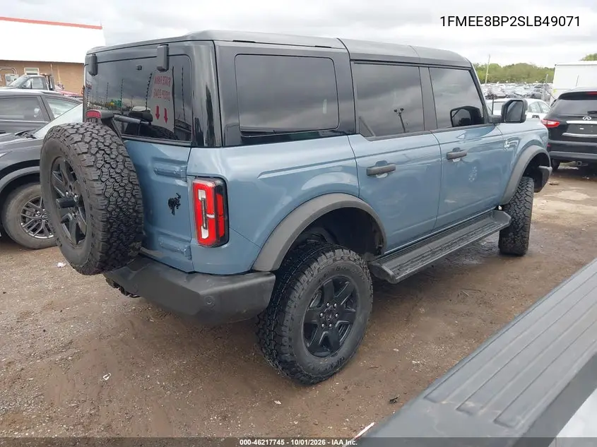 2025 FORD BRONCO VIN 1FMEE8BP2SLB49071 — фото 4
