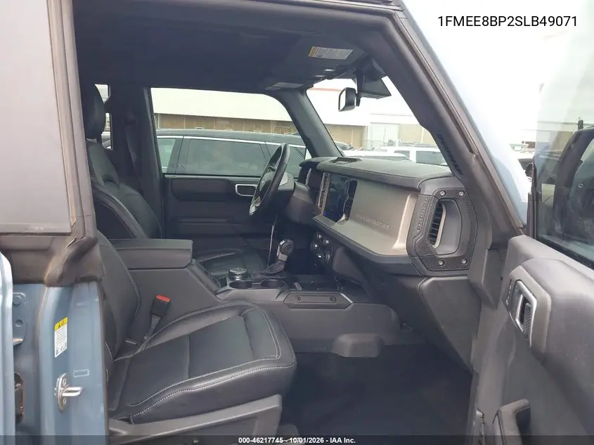 2025 FORD BRONCO VIN 1FMEE8BP2SLB49071 — фото 5
