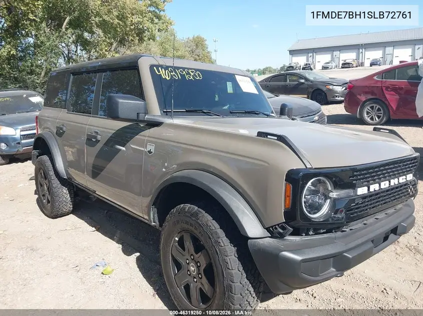 FORD BRONCO 2025, VIN 1FMDE7BH1SLB72761