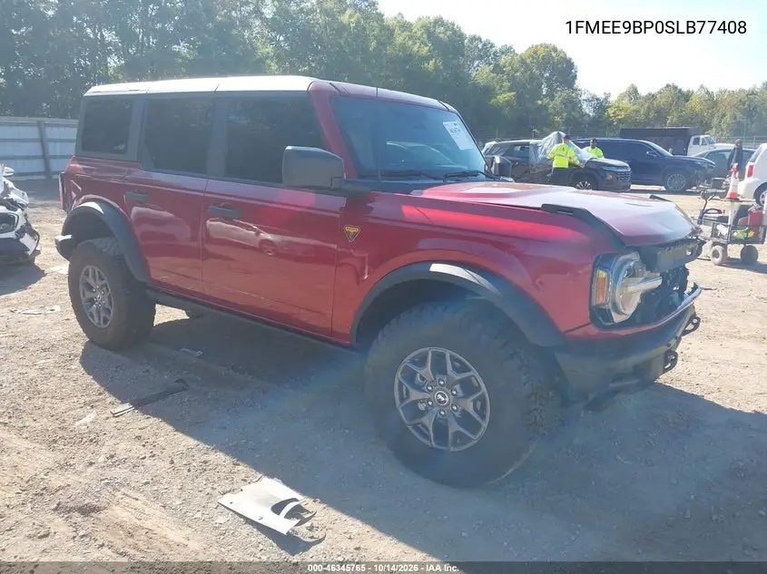 FORD BRONCO 2025, VIN 1FMEE9BP0SLB77408