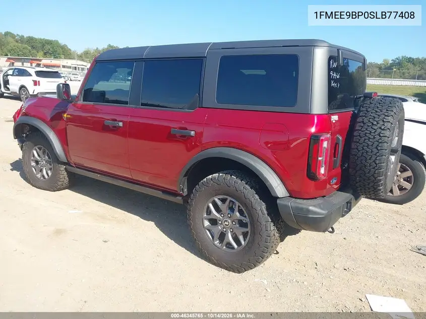 2025 FORD BRONCO VIN 1FMEE9BP0SLB77408 — фото 3