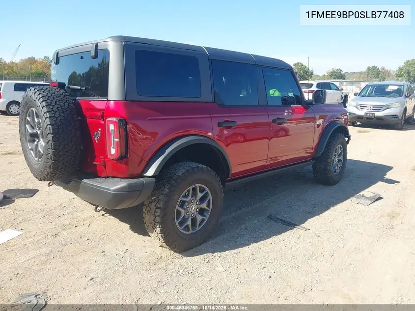 2025 FORD BRONCO VIN 1FMEE9BP0SLB77408 — фото 4