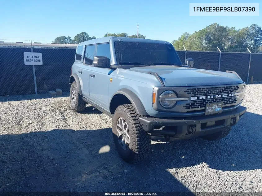 FORD BRONCO 2025, VIN 1FMEE9BP9SLB07390