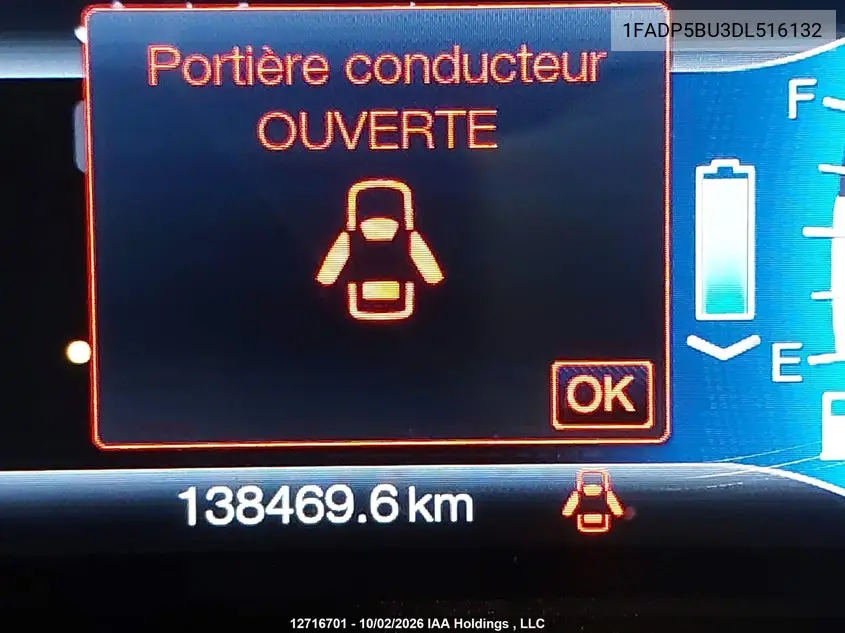 2013 FORD C-MAX VIN 1FADP5BU3DL516132 — фото 15