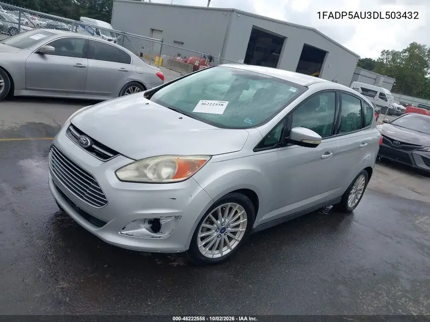 2013 FORD C-MAX VIN 1FADP5AU3DL503432 — фото 2