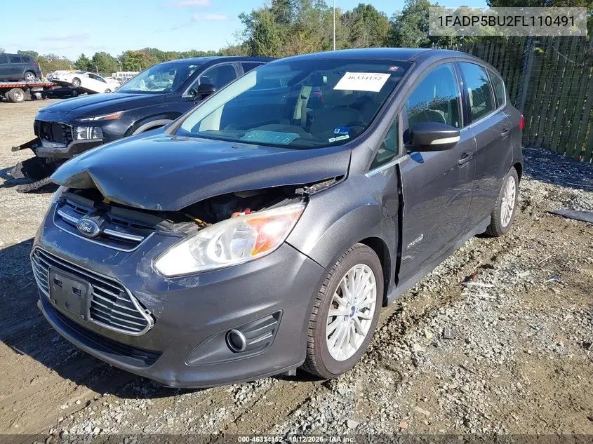 2015 FORD C-MAX VIN 1FADP5BU2FL110491 — фото 2