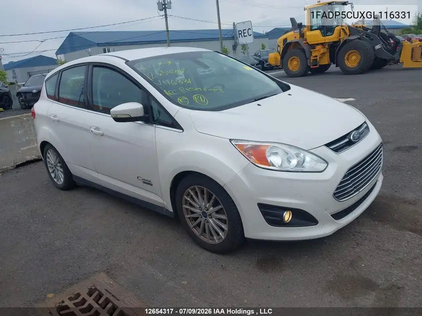 FORD C-MAX 2016, VIN 1FADP5CUXGL116331