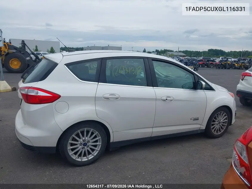 2016 FORD C-MAX VIN 1FADP5CUXGL116331 — фото 12