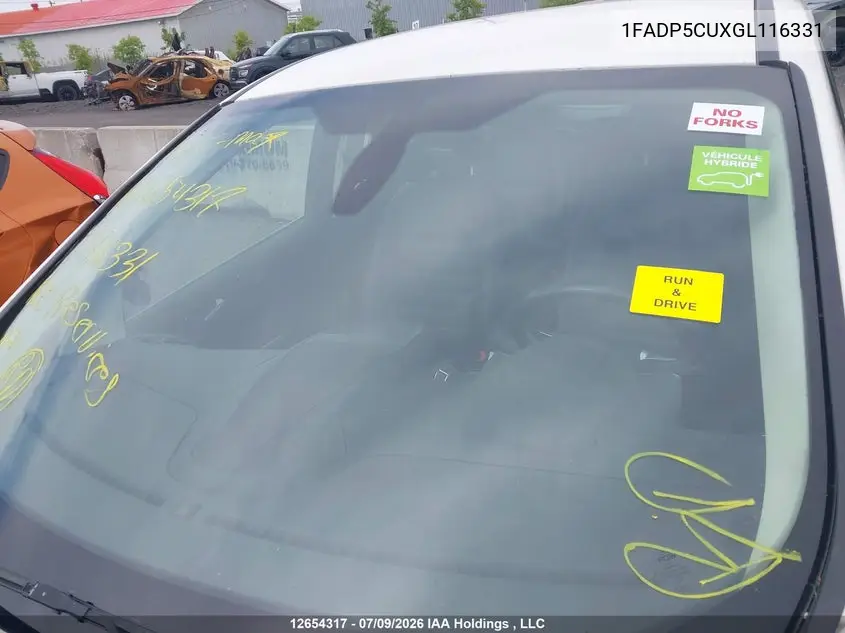 2016 FORD C-MAX VIN 1FADP5CUXGL116331 — фото 16