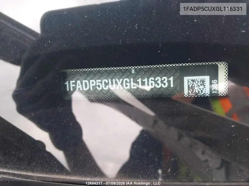 2016 FORD C-MAX VIN 1FADP5CUXGL116331 — фото 20