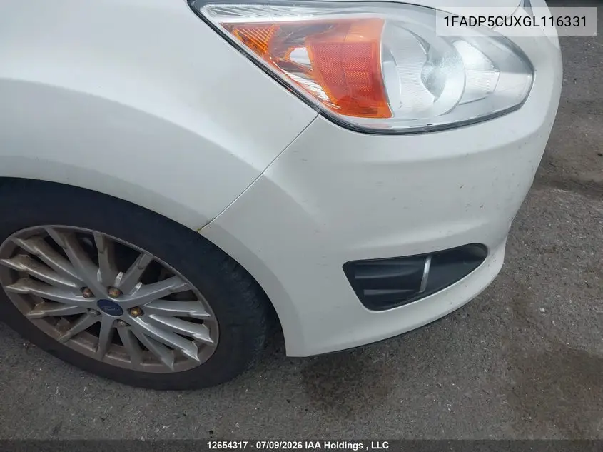2016 FORD C-MAX VIN 1FADP5CUXGL116331 — фото 6