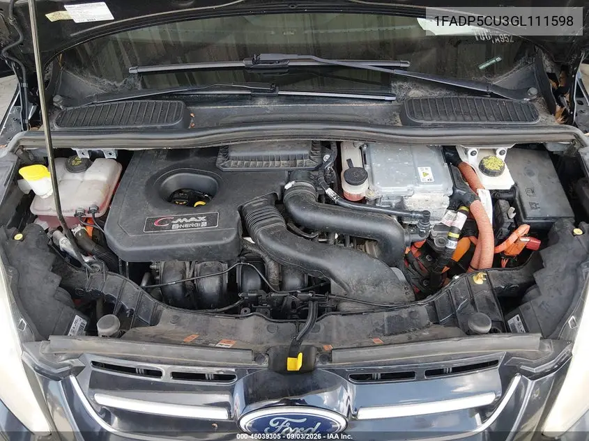 2016 FORD C-MAX VIN 1FADP5CU3GL111598 — фото 10