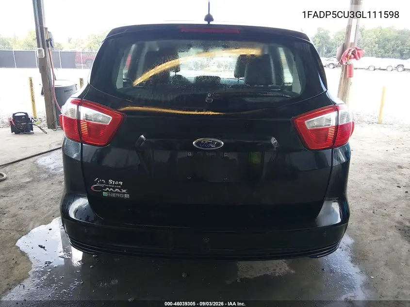 2016 FORD C-MAX VIN 1FADP5CU3GL111598 — фото 16