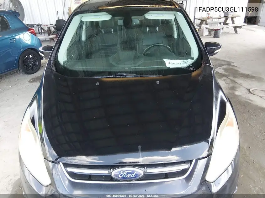 2016 FORD C-MAX VIN 1FADP5CU3GL111598 — фото 6