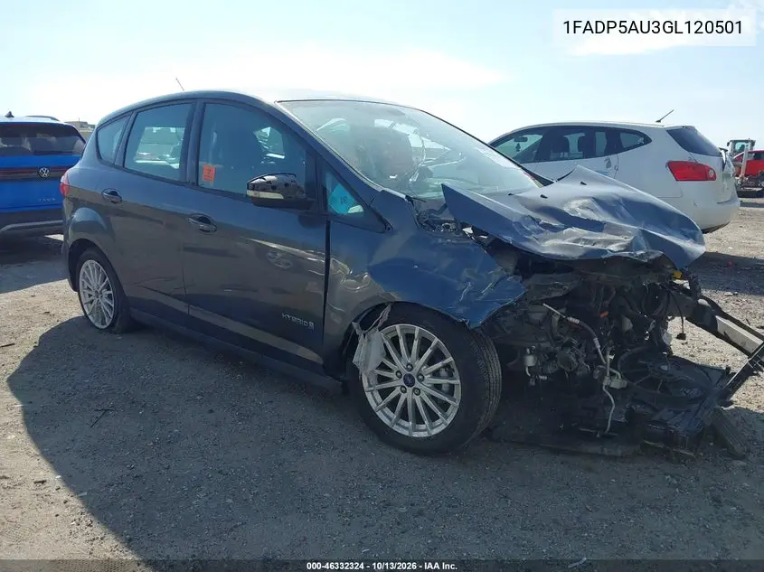 FORD C-MAX 2016, VIN 1FADP5AU3GL120501