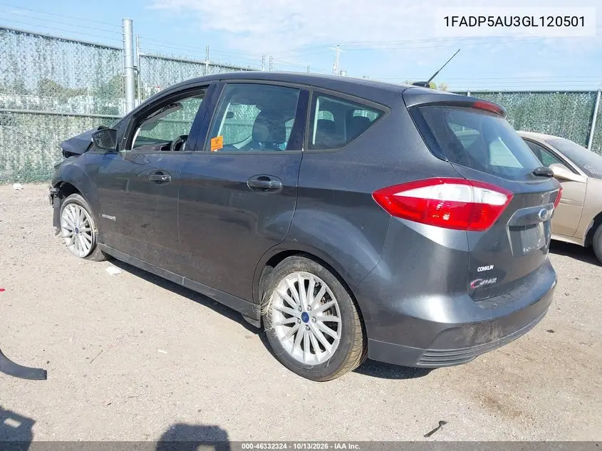 2016 FORD C-MAX VIN 1FADP5AU3GL120501 — фото 3