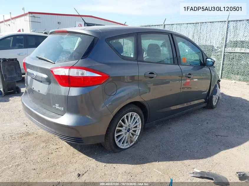2016 FORD C-MAX VIN 1FADP5AU3GL120501 — фото 4