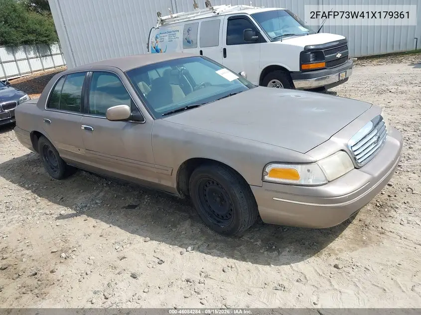 FORD CROWN VICTORIA 2001, VIN 2FAFP73W41X179361