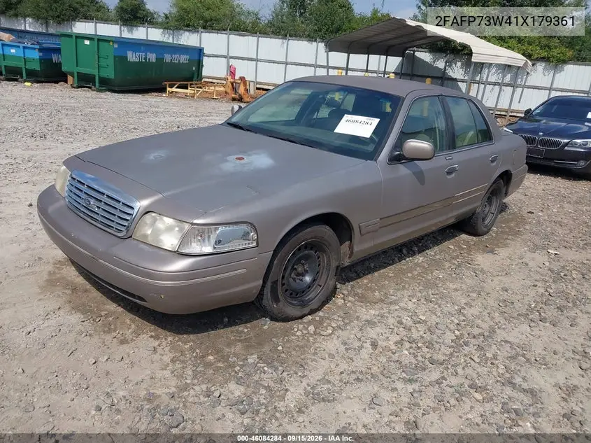 2001 FORD CROWN VICTORIA VIN 2FAFP73W41X179361 — фото 2