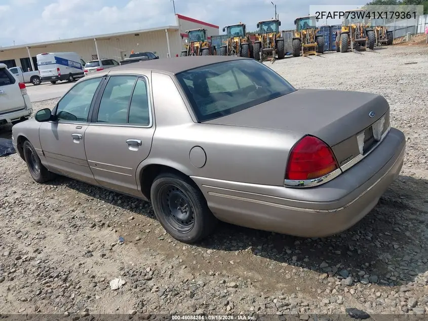 2001 FORD CROWN VICTORIA VIN 2FAFP73W41X179361 — фото 3