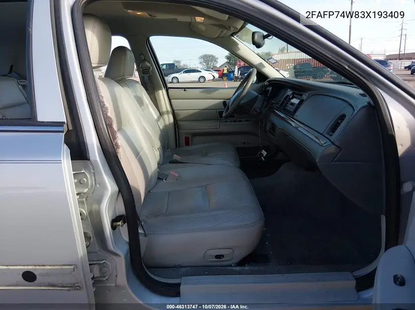 2003 FORD CROWN VICTORIA VIN 2FAFP74W83X193409 — фото 5