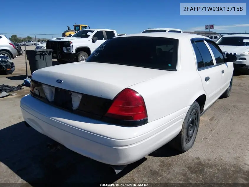 2003 FORD CROWN VICTORIA VIN 2FAFP71W93X137158 — фото 4