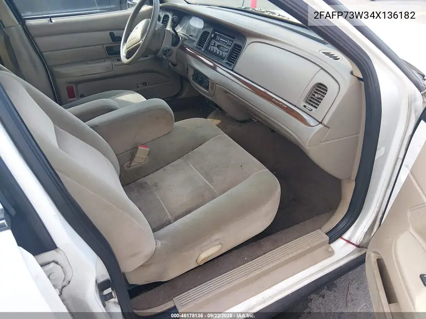 2004 FORD CROWN VICTORIA VIN 2FAFP73W34X136182 — фото 5