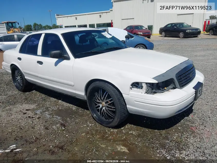 FORD CROWN VICTORIA 2006, VIN 2FAFP71W96X119523