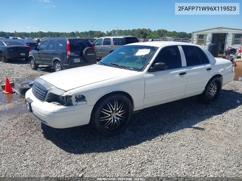 2006 FORD CROWN VICTORIA VIN 2FAFP71W96X119523 — фото 2