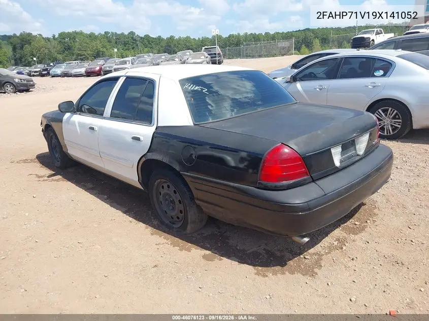 2009 FORD CROWN VICTORIA VIN 2FAHP71V19X141052 — фото 3