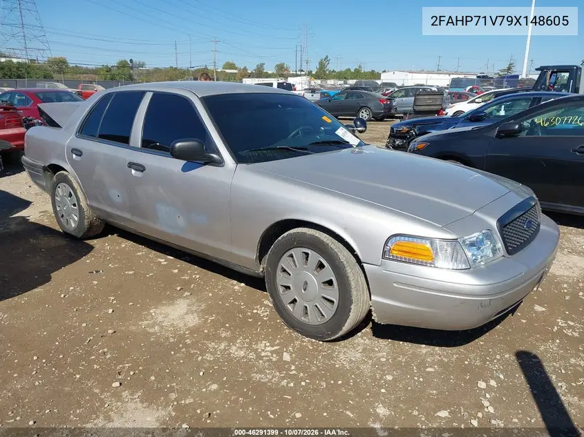 FORD CROWN VICTORIA 2009, VIN 2FAHP71V79X148605