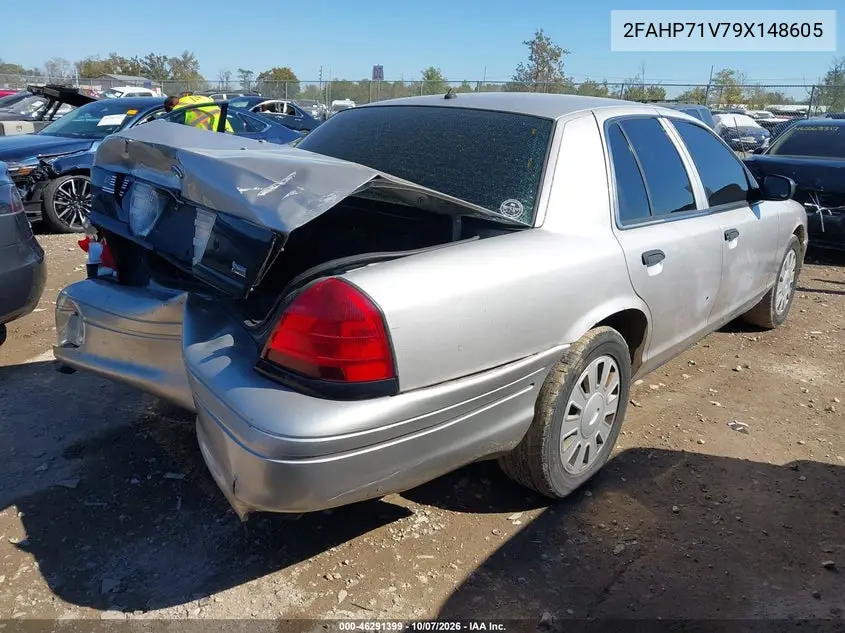 2009 FORD CROWN VICTORIA VIN 2FAHP71V79X148605 — фото 4