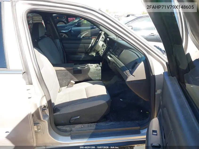2009 FORD CROWN VICTORIA VIN 2FAHP71V79X148605 — фото 5