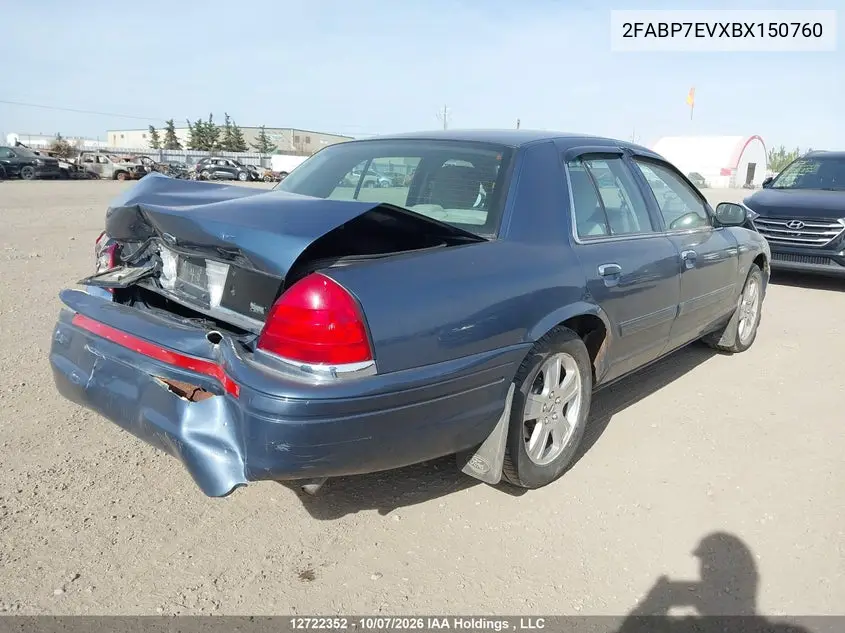 2011 FORD CROWN VICTORIA VIN 2FABP7EVXBX150760 — фото 4