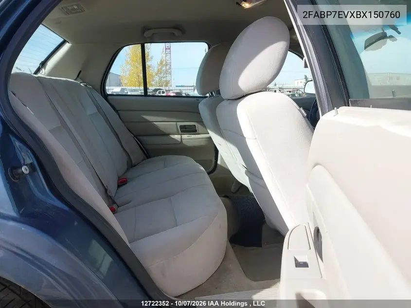 2011 FORD CROWN VICTORIA VIN 2FABP7EVXBX150760 — фото 8