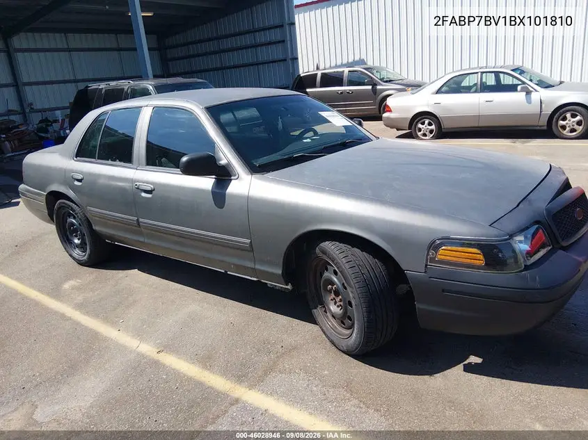 FORD CROWN VICTORIA 2011, VIN 2FABP7BV1BX101810