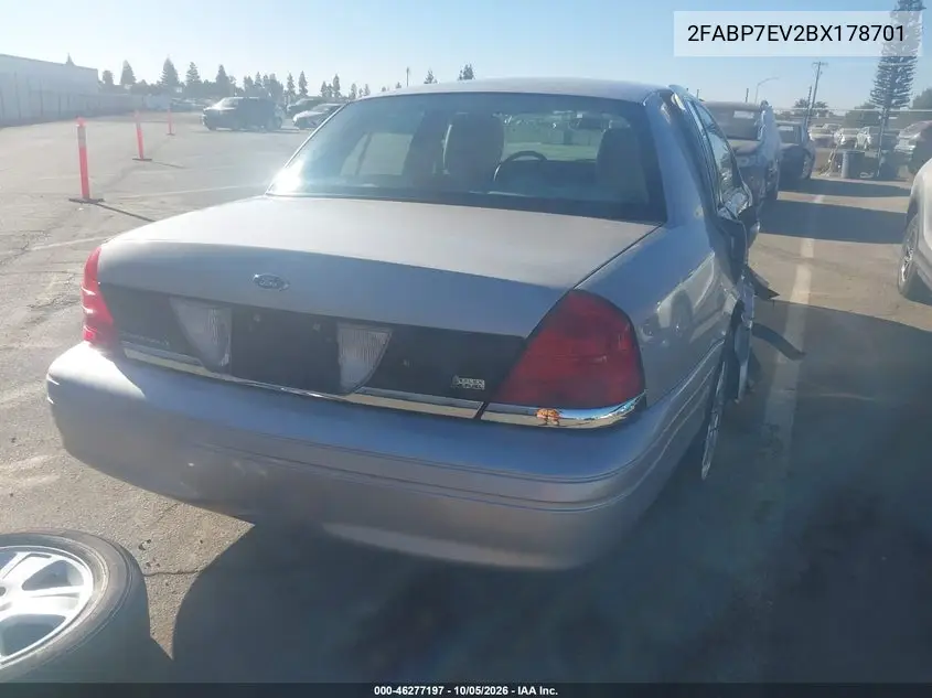 2011 FORD CROWN VICTORIA VIN 2FABP7EV2BX178701 — фото 4