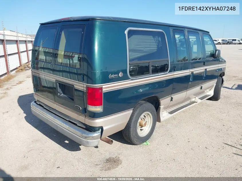 2000 FORD ECONOLINE VIN 1FDRE142XYHA07248 — фото 4