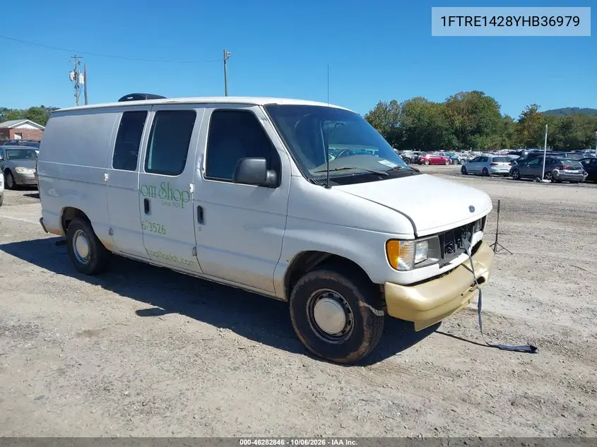 FORD ECONOLINE 2000, VIN 1FTRE1428YHB36979