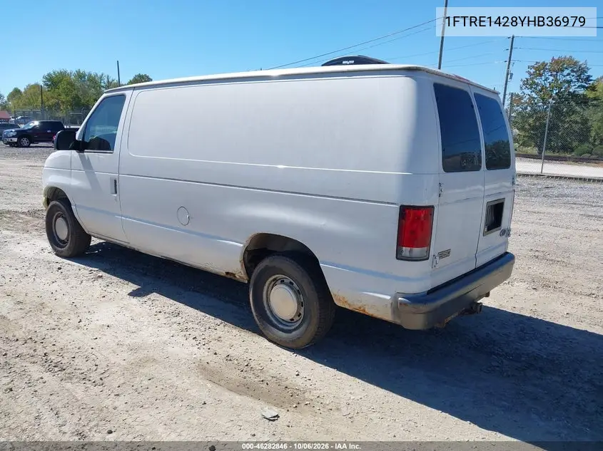 2000 FORD ECONOLINE VIN 1FTRE1428YHB36979 — фото 3