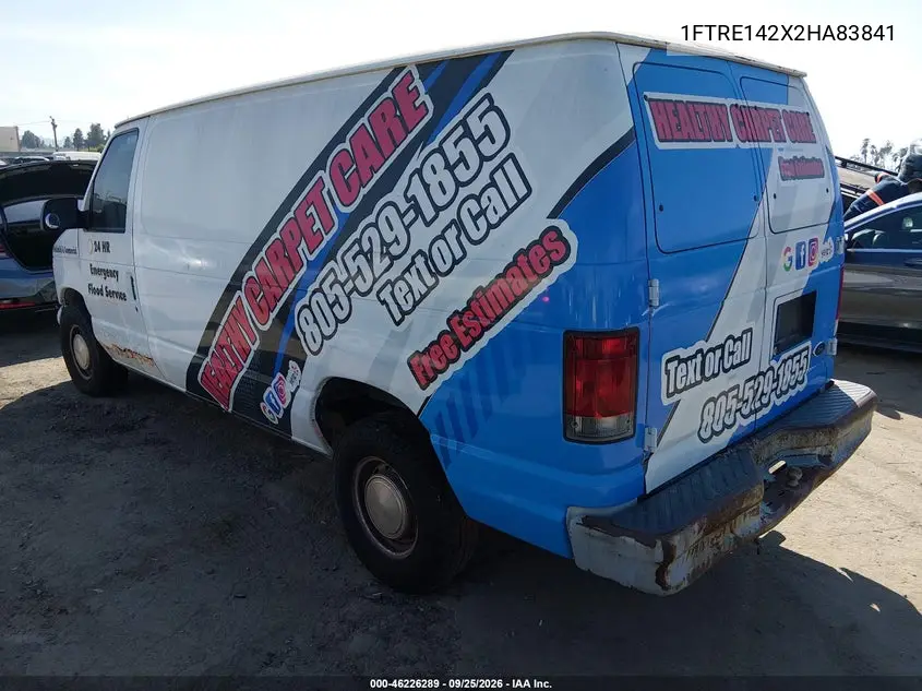 2002 FORD ECONOLINE VIN 1FTRE142X2HA83841 — фото 3