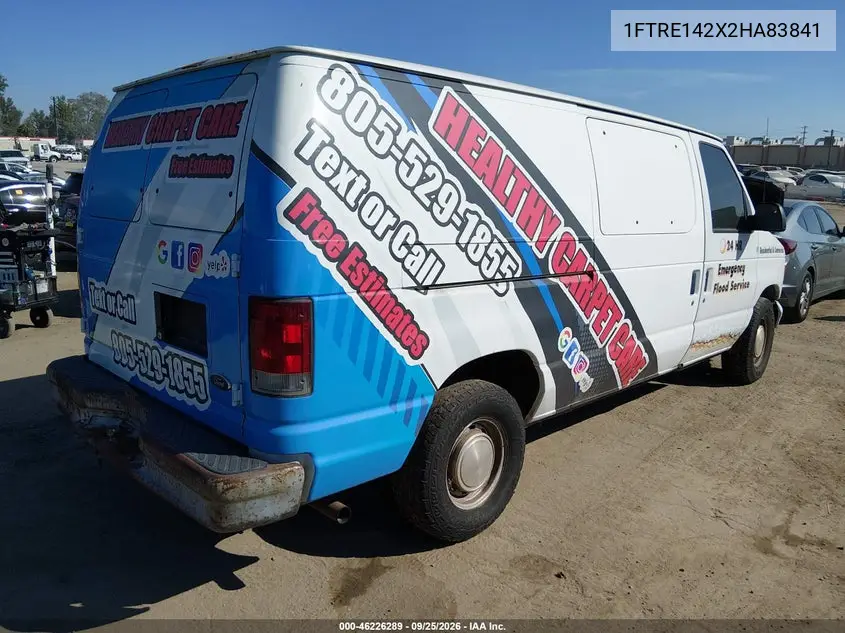 2002 FORD ECONOLINE VIN 1FTRE142X2HA83841 — фото 4