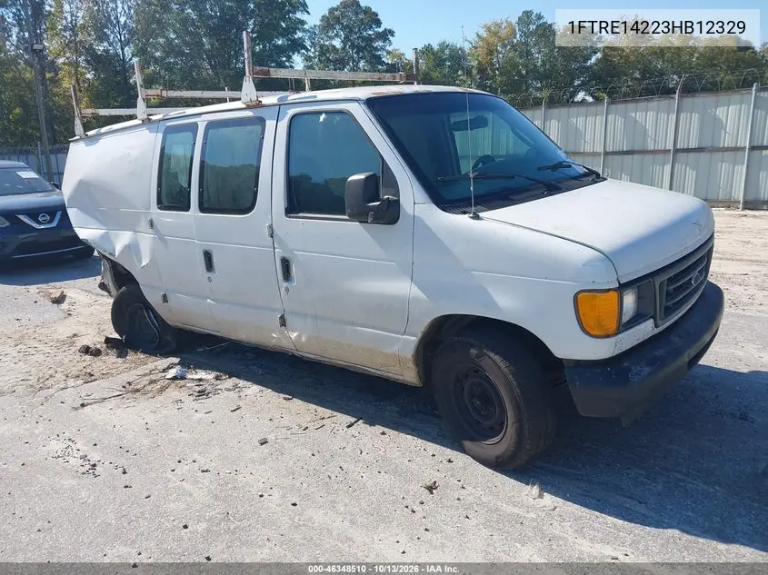 FORD ECONOLINE 2003, VIN 1FTRE14223HB12329