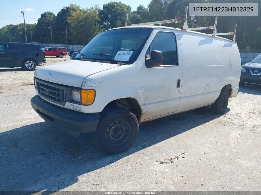 2003 FORD ECONOLINE VIN 1FTRE14223HB12329 — фото 2