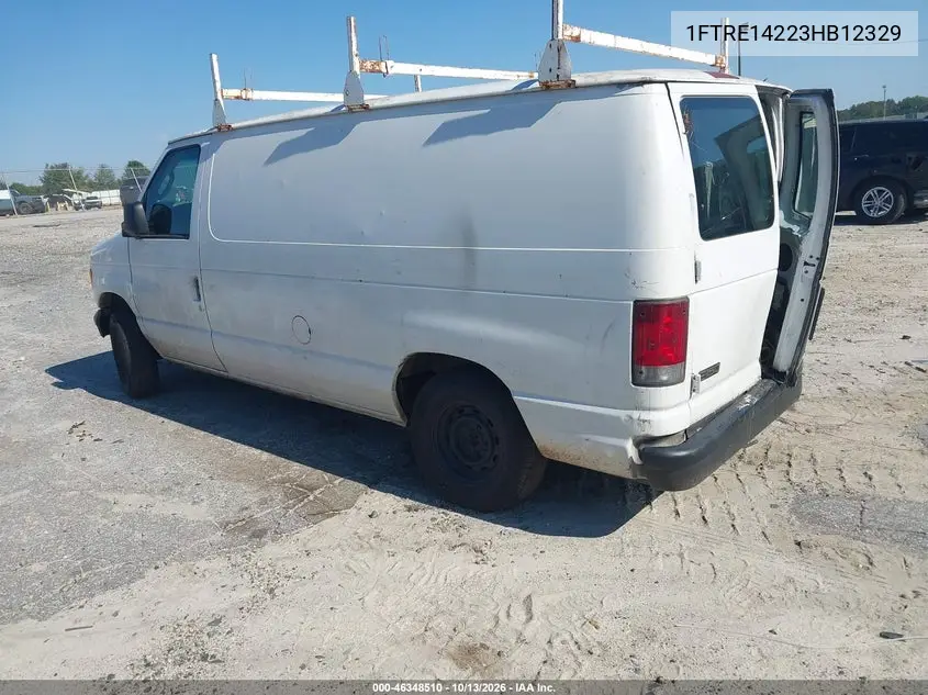 2003 FORD ECONOLINE VIN 1FTRE14223HB12329 — фото 3
