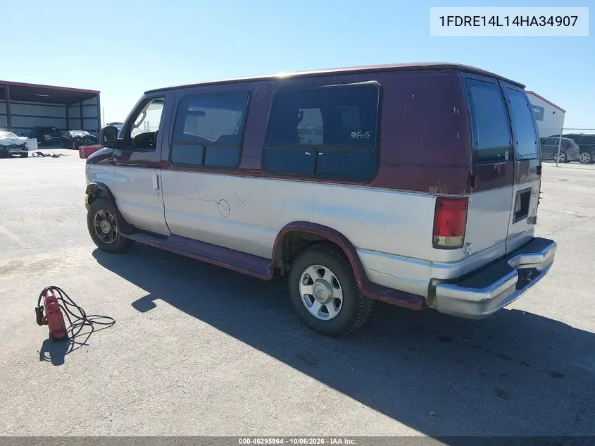 2004 FORD ECONOLINE VIN 1FDRE14L14HA34907 — фото 3