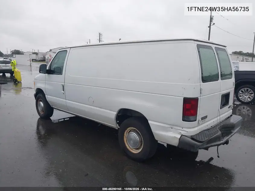 2005 FORD ECONOLINE VIN 1FTNE24W35HA56735 — фото 3