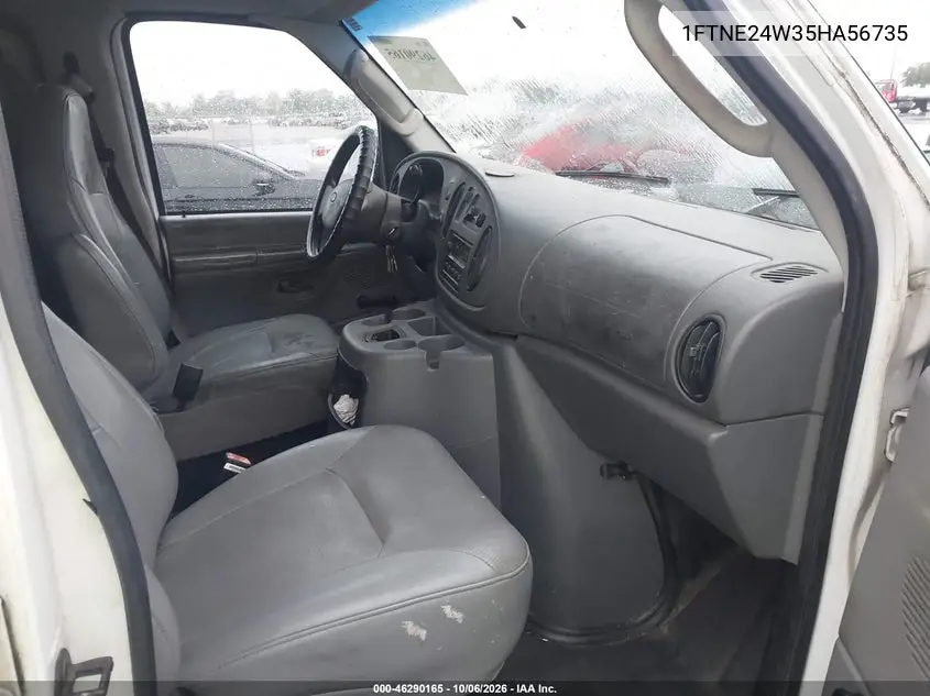 2005 FORD ECONOLINE VIN 1FTNE24W35HA56735 — фото 5