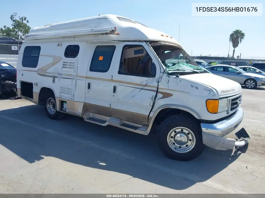 FORD ECONOLINE 2006, VIN 1FDSE34S56HB01676