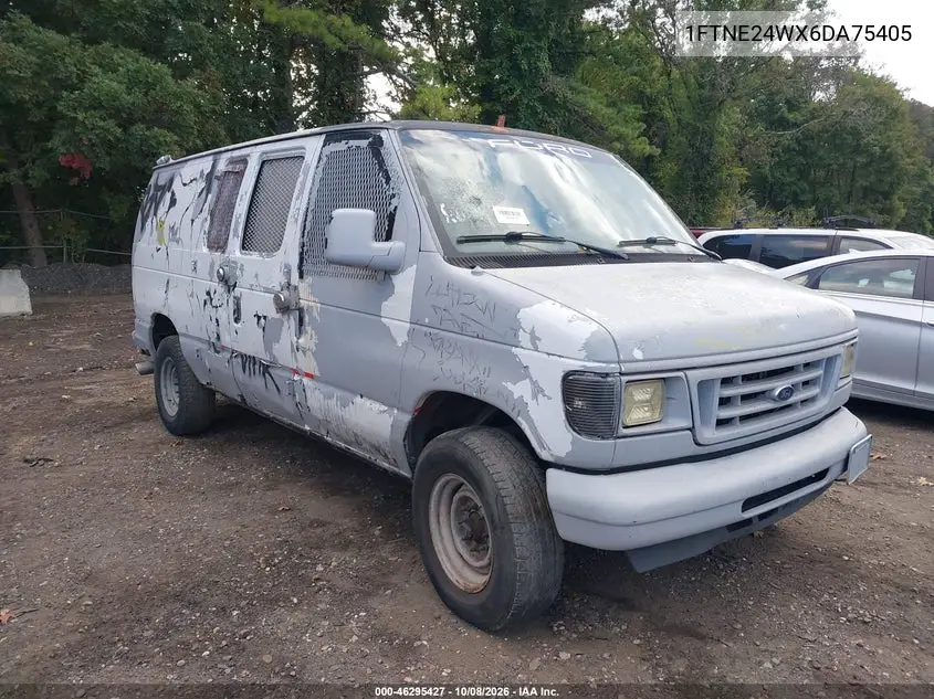 FORD ECONOLINE 2006, VIN 1FTNE24WX6DA75405